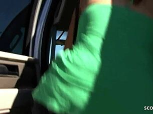 Alana Leigh’s pickup and hardcore fucking in a public park