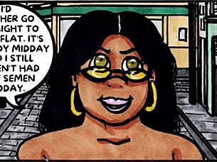 Sexy and full frontal nude comic with a BBW actress and eye contact
