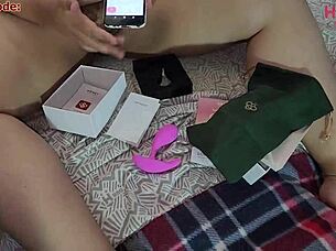 Watch chubby amateur taking control of her satisfaction using honey play box vibrator