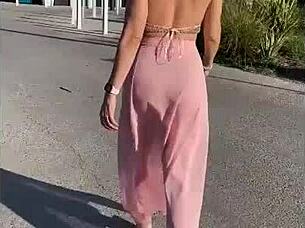 Hotwife's outdoor adventure: Naughty and pleasurable steam