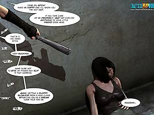 3D Comic Vox Populi Episode 5 with Lesbian Babes in Pantyhose Lingerie