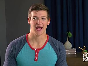 Dillan's fantasy realized: Hunky stud ass gets pleasured