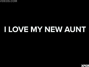 Most of this video is seen by a young guy catching his stepmother Aaliyah Love and step aunt Karla Kush doing lesbian intimacy