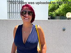 A doggystyle and tit-fucking porn scene is Milf Vanessa's first attempt at a porn film