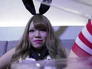 Uncensored Asians in hardcore action: amateur babe was fucked by multiple partners