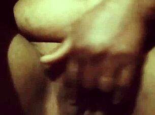 Desi wife is having fun having self pleasure with Desi wife reaches climax when her man is not there