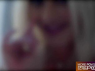 POV cowgirl and doggy style is what Linzee Ryder's big tits do
