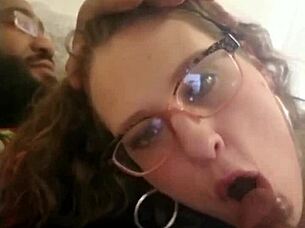 One of the pimp black cock gets its big black cock plugged in a deepthroat blowjob from shay and shay swallows the cum