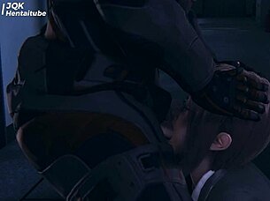 English subs and Japanese Hentai style, animated porn video