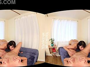 Sensual 3D lesbian encounter by Sinn Sage and Amber Chase