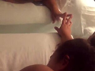 Interracial encounter: Young Spanish woman hooked up with a well-endowed black man