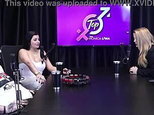 hey, can ya believe Gostosa cums untouched during shiatsu with Monica Lima?