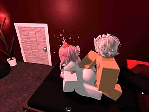 Pornographic video of devil like sexy clown girl having wild sex