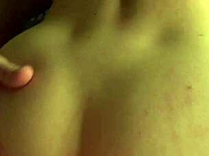 Intimate setting as we see brunette woman get oiled and anally penetrated