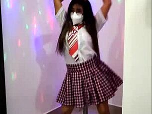 Porn star shows off her sexy dancing skills after she gets newly initiated