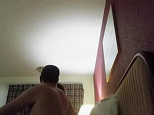 Small breasted hippie babe and I go for a rough sex session at a lodging facility