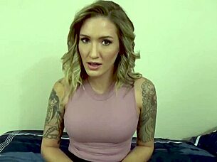 Taboo encounter with mom - POV milf blowjob with Reagan Lush (Stepson's improper touch)