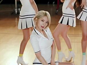 Anishh gets fucked hard in doggystyle in teen in Kpop uniform