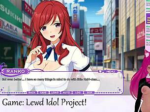 Vtuber Lewdneko's erotic performance in The lewd idol project: vol. 1, chapter 3