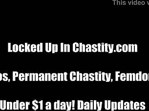 Asian femdom dom with chastity