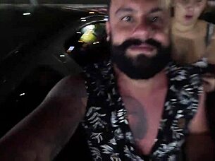 After urinating on the beach, an African man wants anal sex