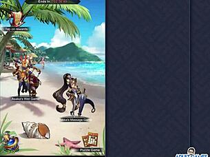 Asaka's beach party brings hentai game to life