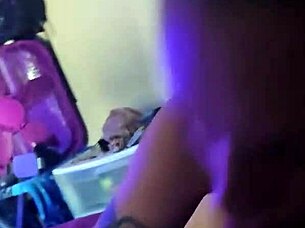A big cock banged and wife deepthroats and swallows cum