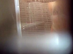 Masturating at 21 years old Teen girl in solo shower