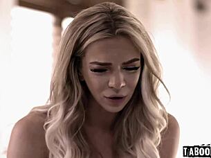 Stepmother with a hypocritical stepdaughter resorts to sexual activities with her disgruntled lesbian stepdaughter to escape loss in business