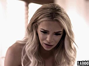 Stepmother with a hypocritical stepdaughter resorts to sexual activities with her disgruntled lesbian stepdaughter to escape loss in business