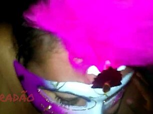 Passionate ass worshiping and blowjob from Amateur Latina wife