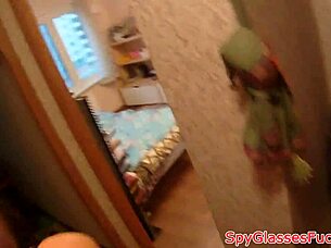Eurobabe's hidden camera capturing intimate moments voyeuristic point of view