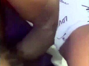 Black cock pounding tight step sister to orgasm on amateur homemade video