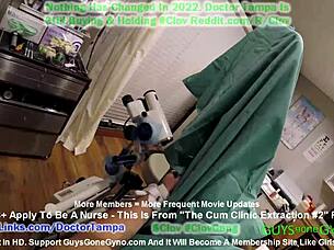 Doctor Tampa’s second session playing nonbinary medical perversion for cum clinic