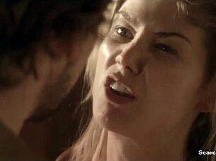 Rosamund Pike is involved in erotic love scene with a mature lady in 2011 movie