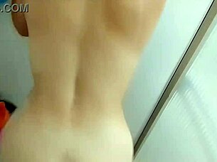 Young Latina stepdaughter filming herself fucking in generic bedroom doggy style with her stepmother’s sheets
