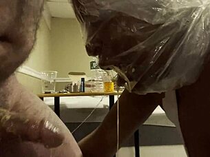 Black woman is sexually tortured and chokes on vomit on a small penis in hardcore sex clip