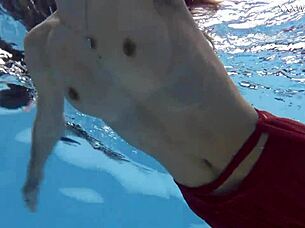Hermione Ganger indulges in poolside pleasure as a Petite Hungarian pornstar