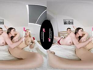 Tsvirtuallovers unleashes a graced steamy encounter between a trans woman and a busty milf