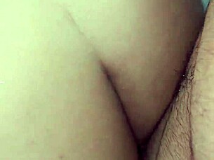 surprise in the bathroom with a mature woman with a big ass.
