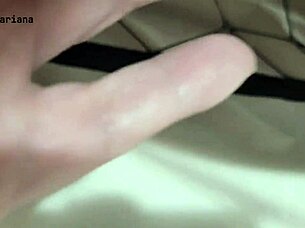 A horny partner handjobs and blows her in boots