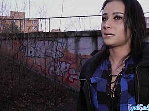 Bice brunette Latina babe picked up for cash sex encounter