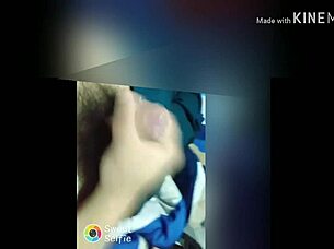 Masturbating until orgasm