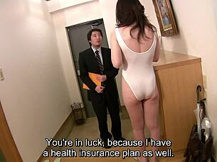 Somewhere slim and Japanese and in a skimpy leotard, there's a mother who responds to the door