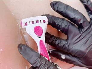 Sex toys play are used by mature Japanese women