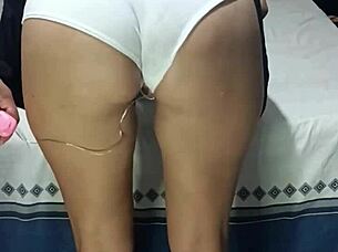 Stepfather and stepdaughter give anal sex a try in order to buy clothes