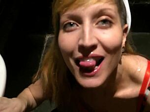 Analyer teen gets anus from customer during work hours