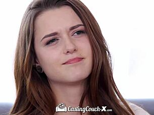 Alex Mae's first creampie scene (and porn audition!)
