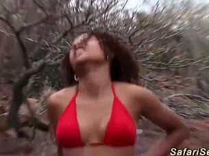 But I love how outdoor anal pounding is done African style