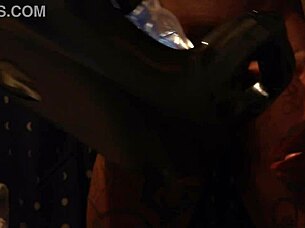 African American muscular grrl with a huge cock gets off with fleshlight